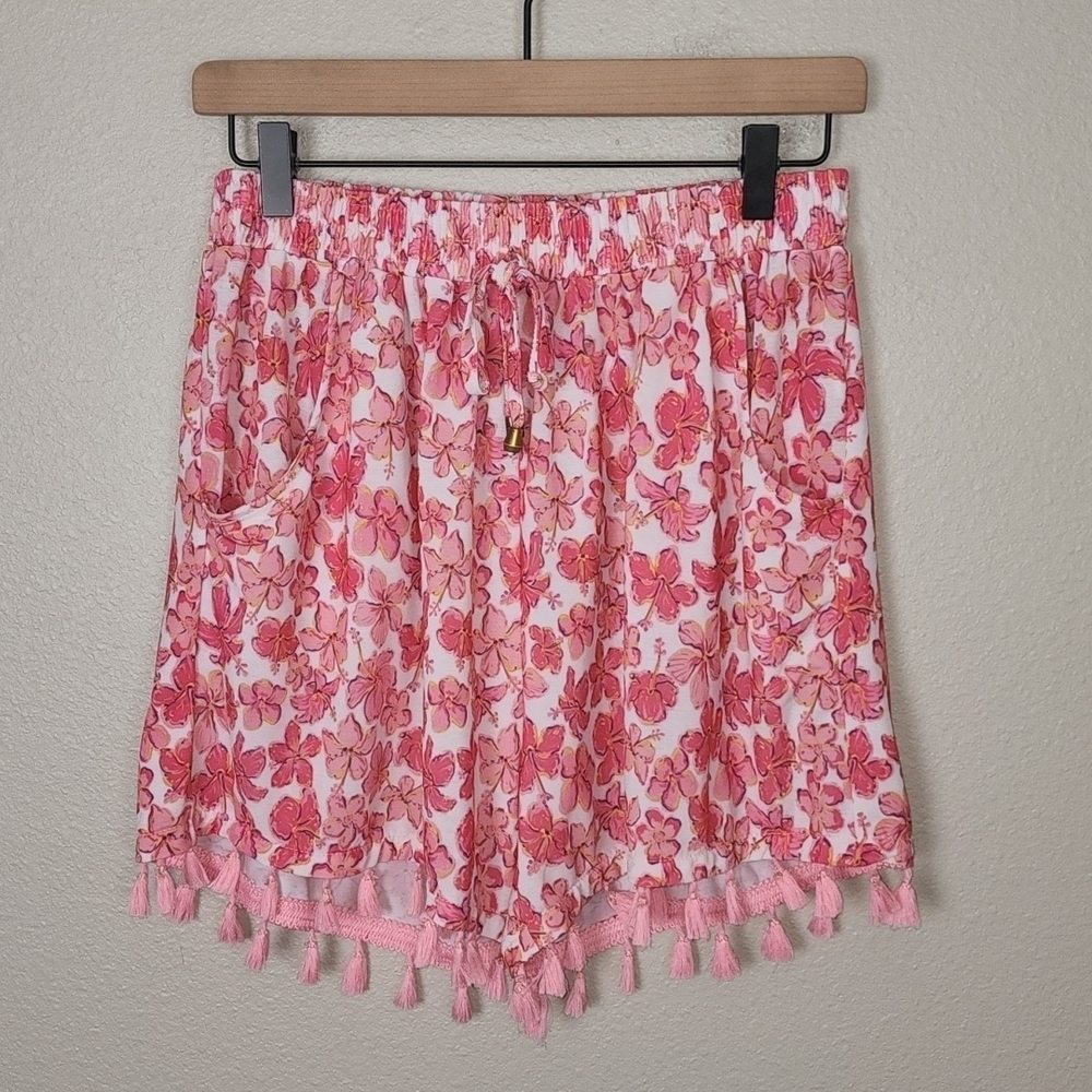 Simply Southern Sarasota Floral Pull On Shorts
